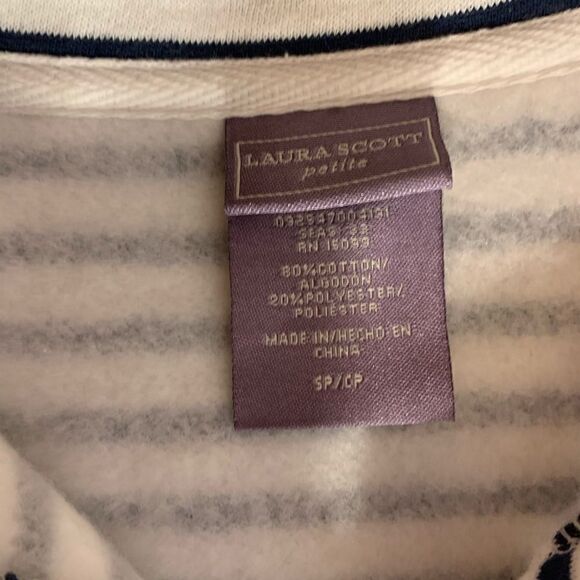 $5 add on item, snap button-up striped cardigan sweater - Picture 8 of 11